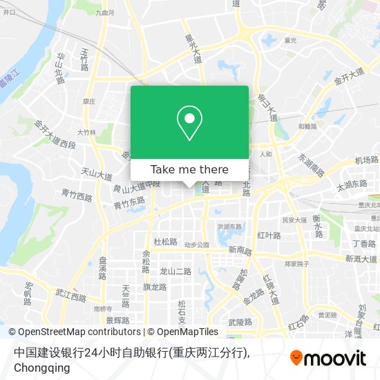 中国建设银行24小时自助银行(重庆两江分行) map