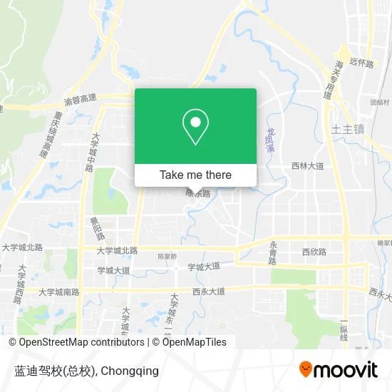 蓝迪驾校(总校) map