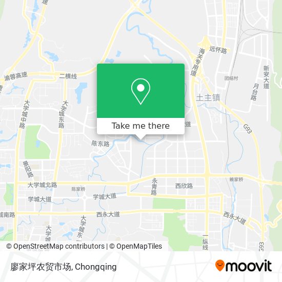 廖家坪农贸市场 map