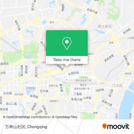 万寿山社区 map