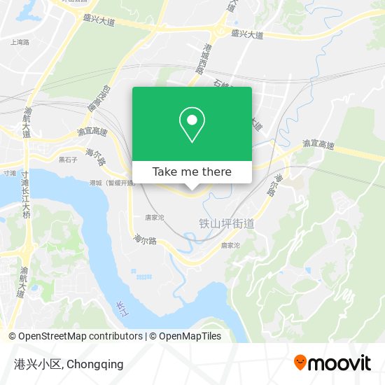 港兴小区 map