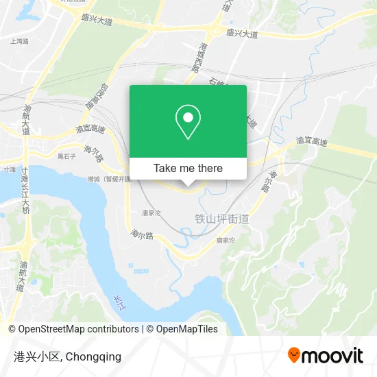 港兴小区 map