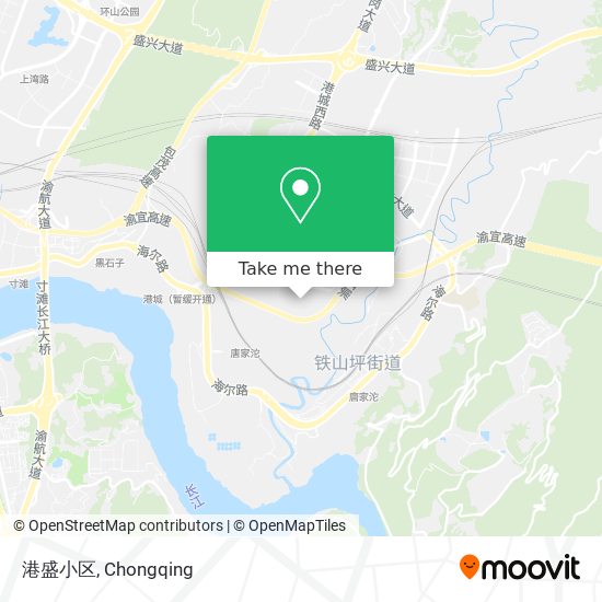 港盛小区 map