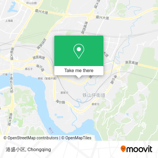 港盛小区 map