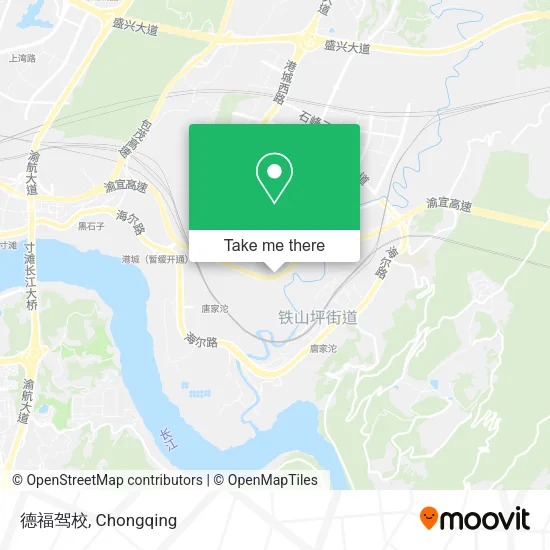 德福驾校 map