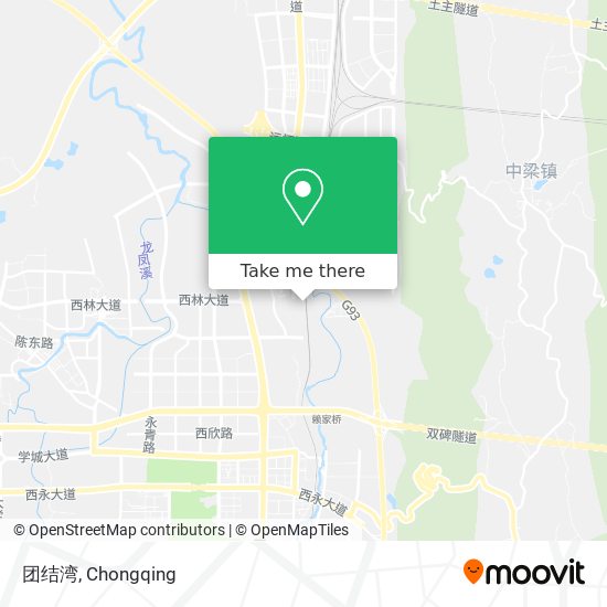 团结湾 map