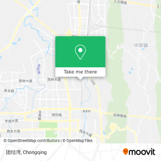 团结湾 map