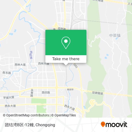 团结湾B区-12幢 map
