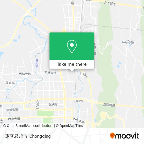 惠客君超市 map
