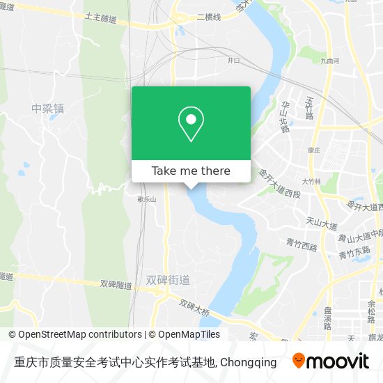 重庆市质量安全考试中心实作考试基地 map