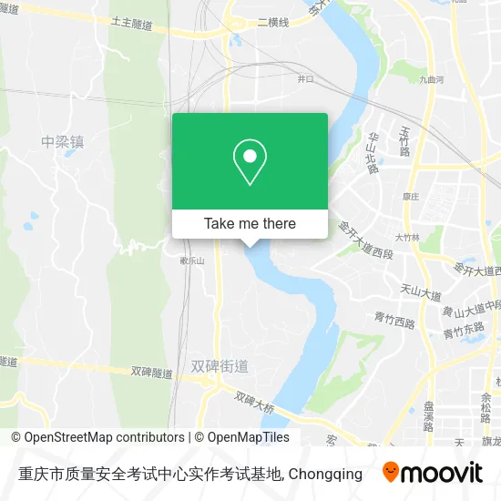 重庆市质量安全考试中心实作考试基地 map