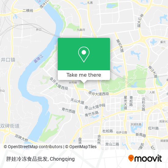 胖娃冷冻食品批发 map