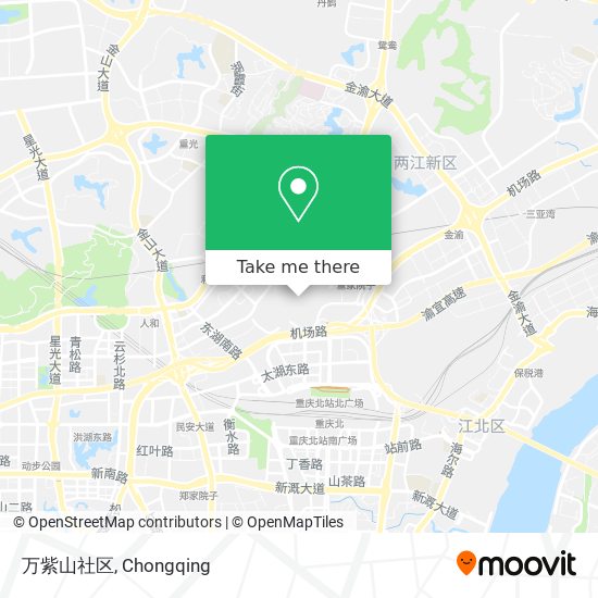 万紫山社区 map