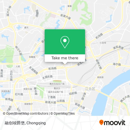 融创竣爵堡 map