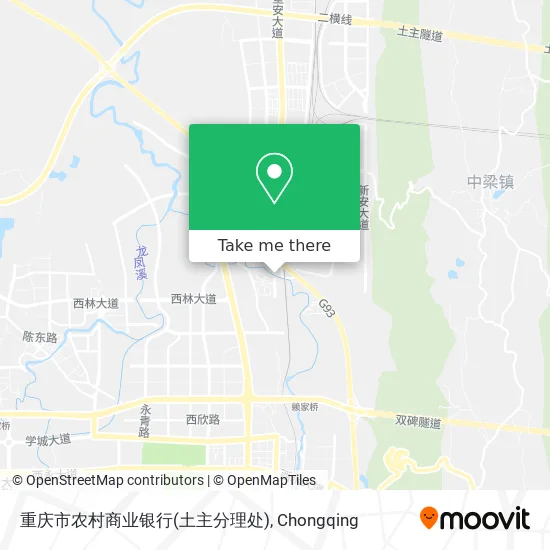重庆市农村商业银行(土主分理处) map