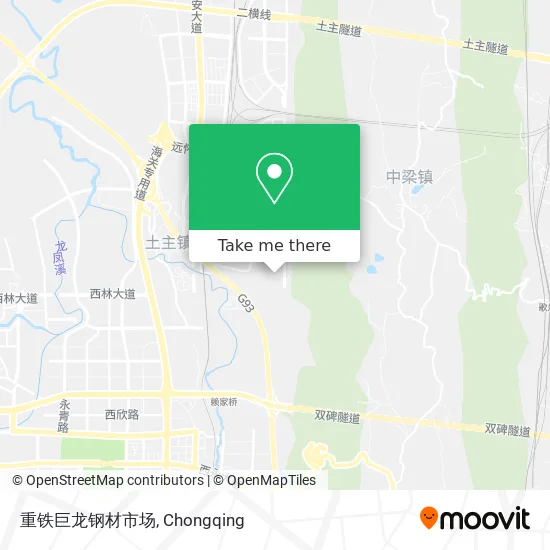 重铁巨龙钢材市场 map