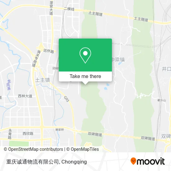 重庆诚通物流有限公司 map