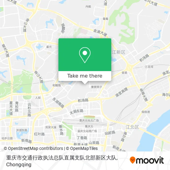 重庆市交通行政执法总队直属支队北部新区大队 map