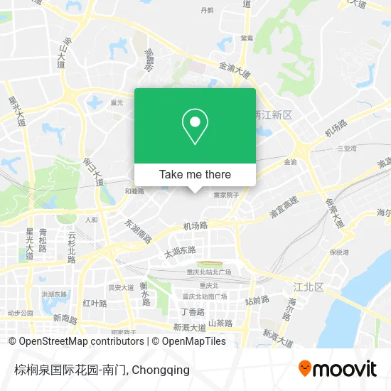 棕榈泉国际花园-南门 map