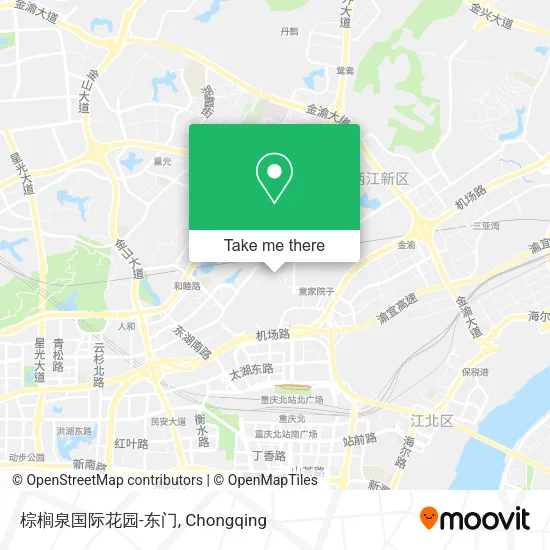 棕榈泉国际花园-东门 map