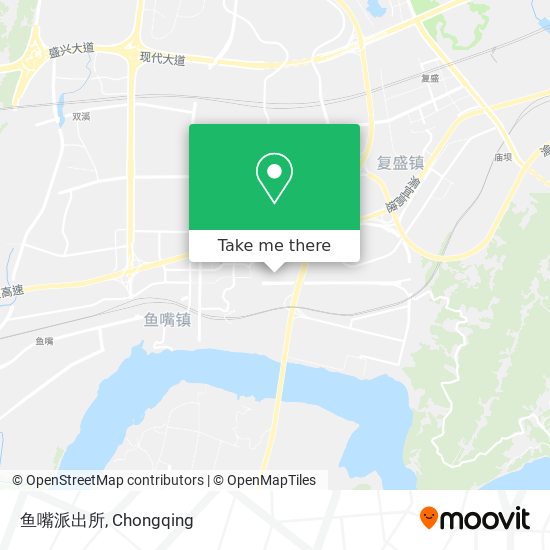 鱼嘴派出所 map
