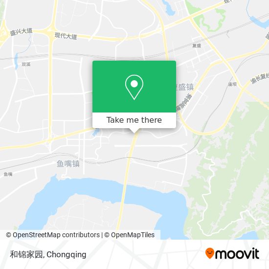 和锦家园 map