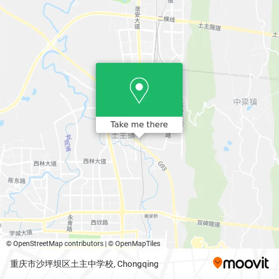 重庆市沙坪坝区土主中学校 map