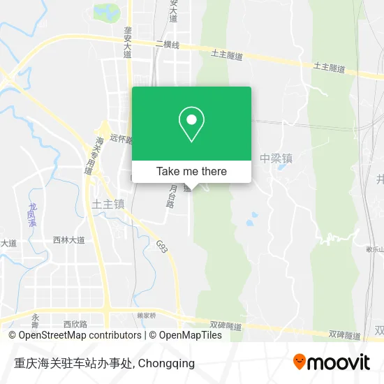 重庆海关驻车站办事处 map