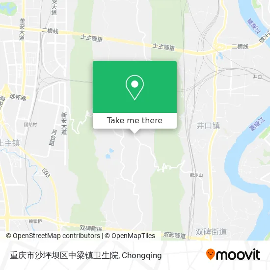 重庆市沙坪坝区中梁镇卫生院 map