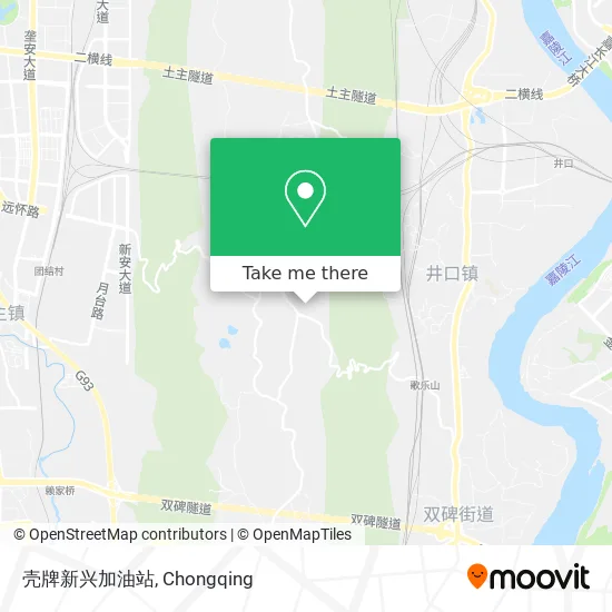 壳牌新兴加油站 map