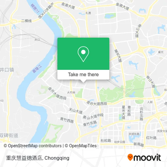 重庆慧益德酒店 map