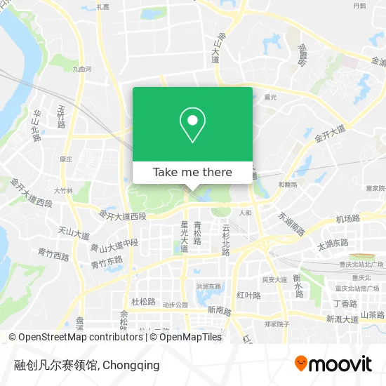 融创凡尔赛领馆 map