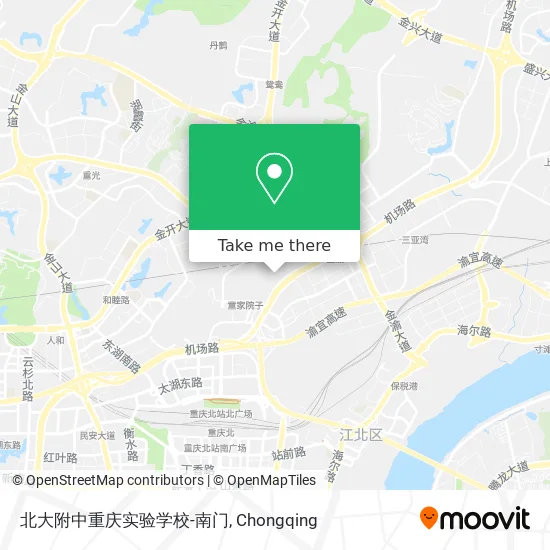 北大附中重庆实验学校-南门 map