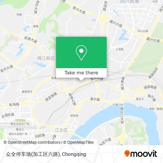 众全停车场(加工区六路) map