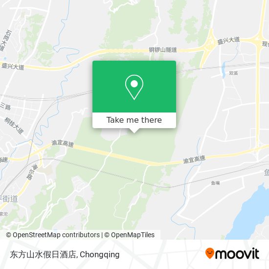 东方山水假日酒店 map