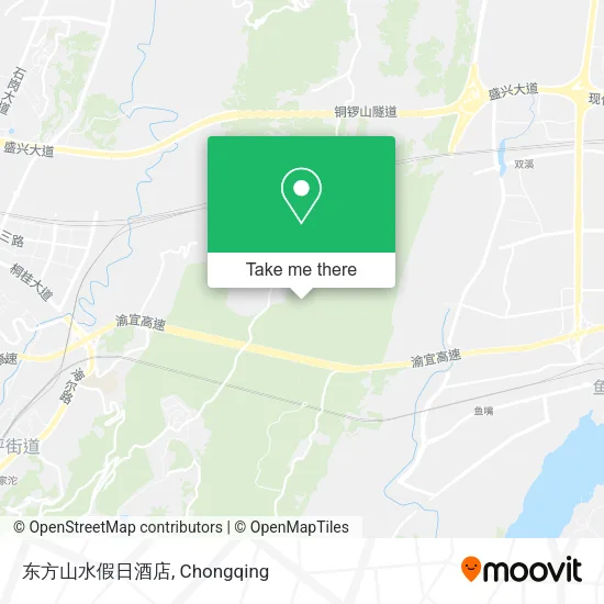 东方山水假日酒店 map