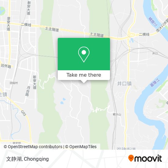 文静湖 map