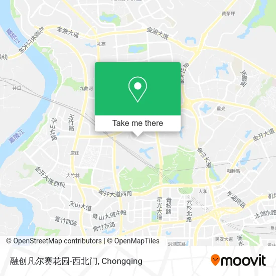 融创凡尔赛花园-西北门 map