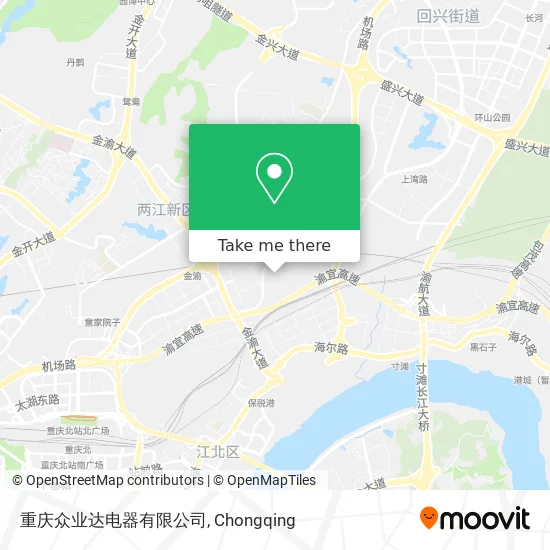 重庆众业达电器有限公司 map