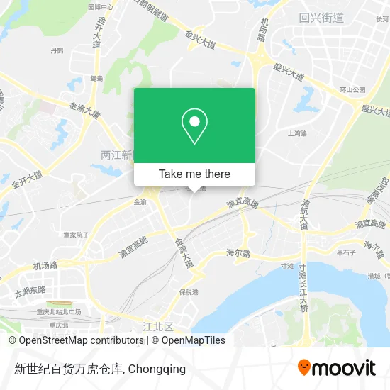 新世纪百货万虎仓库 map