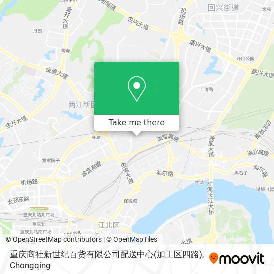 重庆商社新世纪百货有限公司配送中心(加工区四路) map