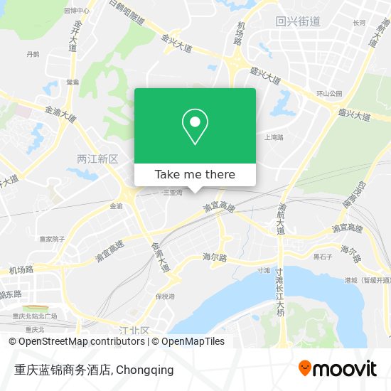 重庆蓝锦商务酒店 map