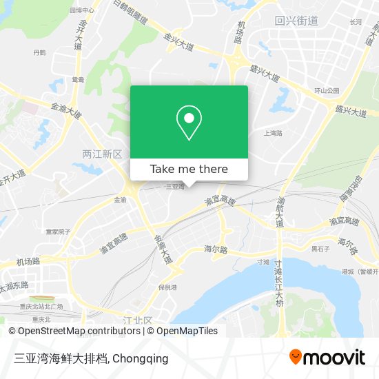 三亚湾海鲜大排档 map