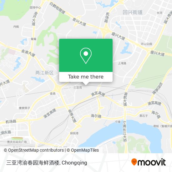 三亚湾渝春园海鲜酒楼 map