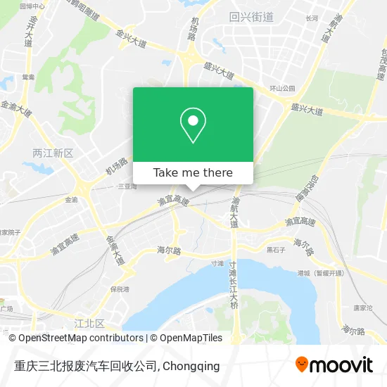 重庆三北报废汽车回收公司 map
