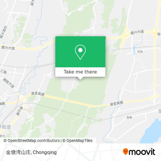 金塘湾山庄 map
