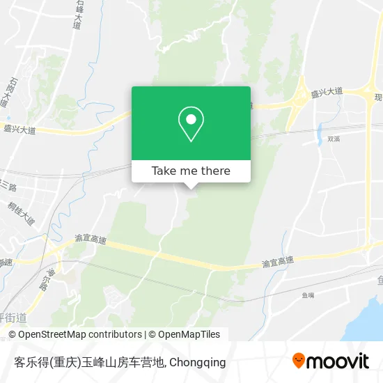 客乐得(重庆)玉峰山房车营地 map