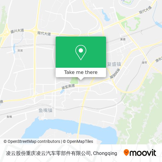 凌云股份重庆凌云汽车零部件有限公司 map