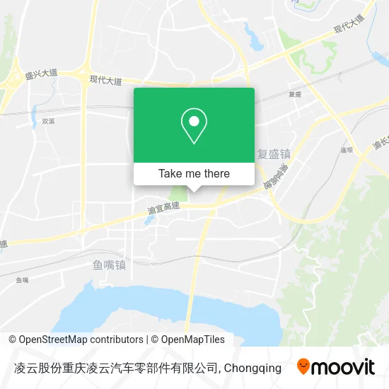 凌云股份重庆凌云汽车零部件有限公司 map