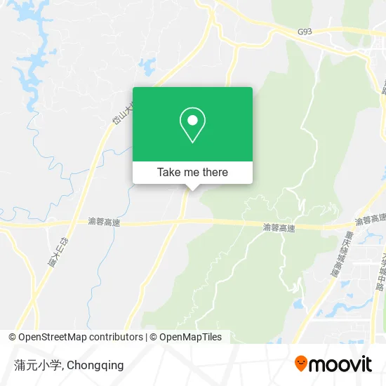 蒲元小学 map